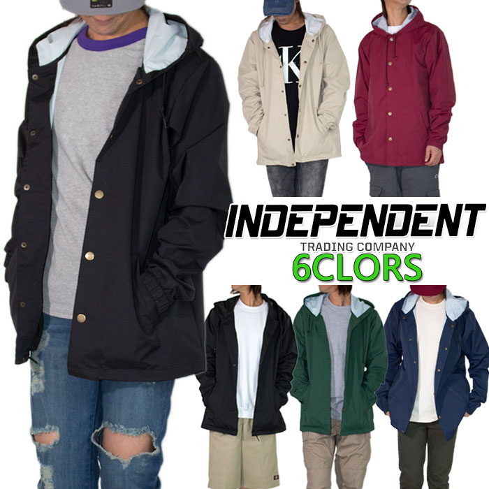楽天市場】インディペンデント フード付き コーチジャケット