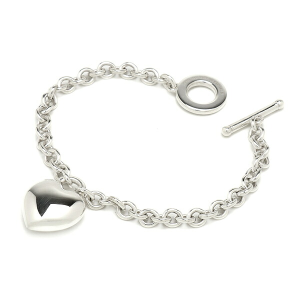 楽天市場】美品 ティファニー フル ハート トグル ブレスレット Ag925