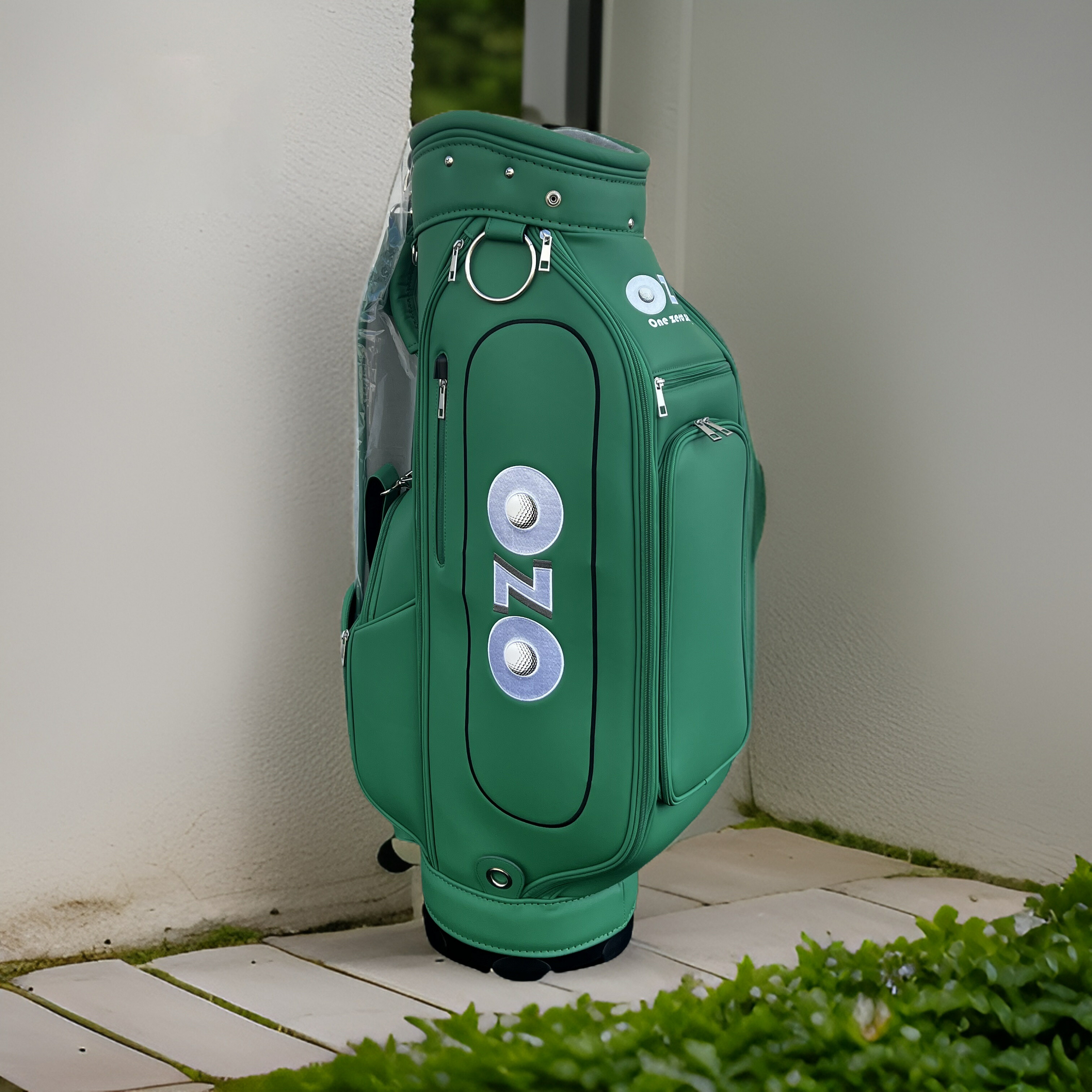 楽天市場】注目緑色OZZO 軽量ゴルフキャディバッグ グリーン