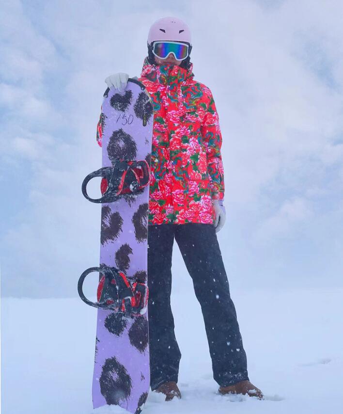ハイガレージ フラワー柄スノーボードウェア MC-2212 ハイガレージ