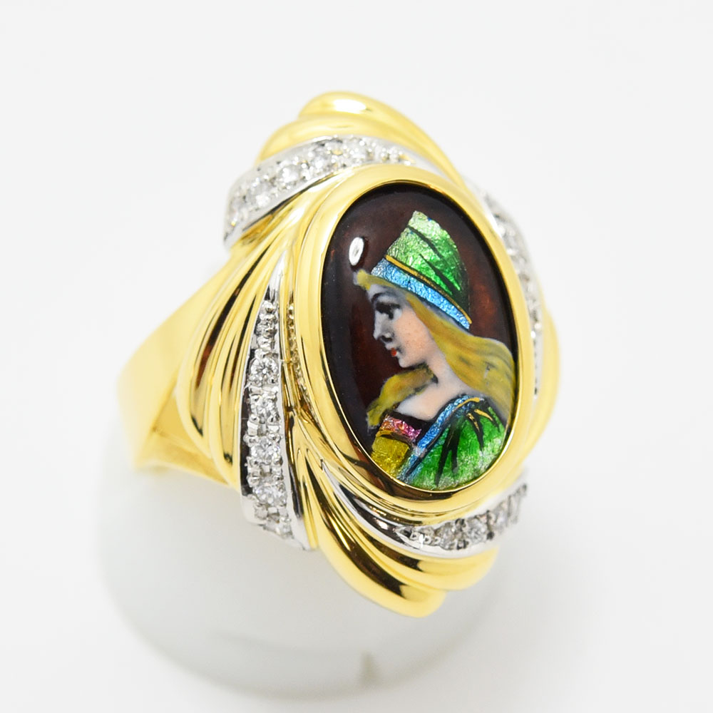 楽天市場】梶 光夫 リング エマイユ MITSUO KAJI 指輪 エマーユ 七宝