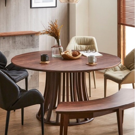 楽天市場】ダイニングテーブル 円形 丸テーブル 北欧 アンティーク