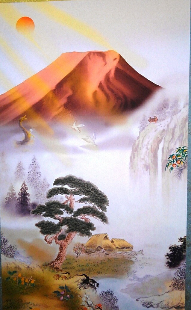 日本画掛け軸 日本画掛け軸 雲龍 送料込 雲龍 送料込 2025年最新Yahoo!