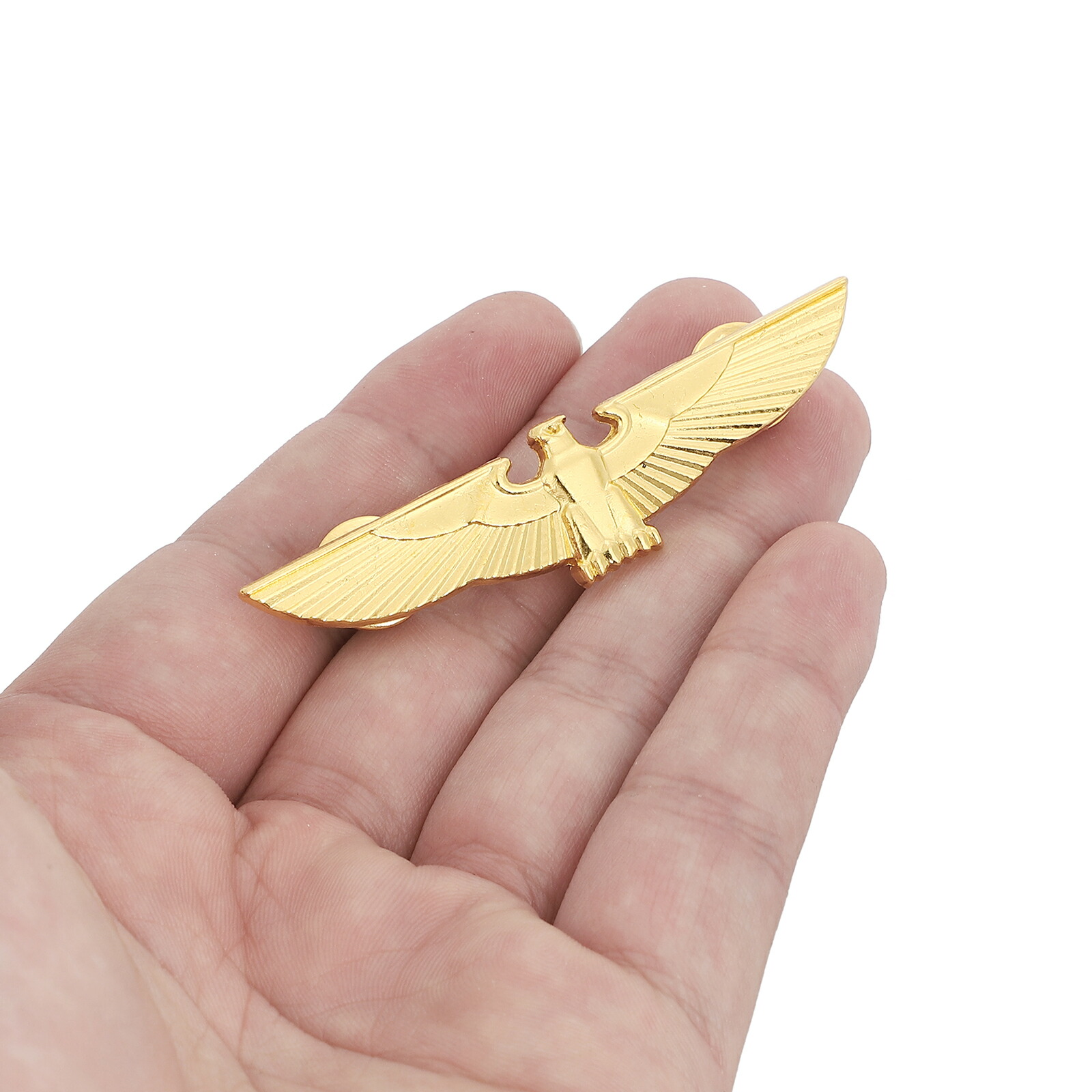 楽天市場】バッジ ピンバッジ ピンズ ラペルピン 鷲 ゴールド 翼を広げ