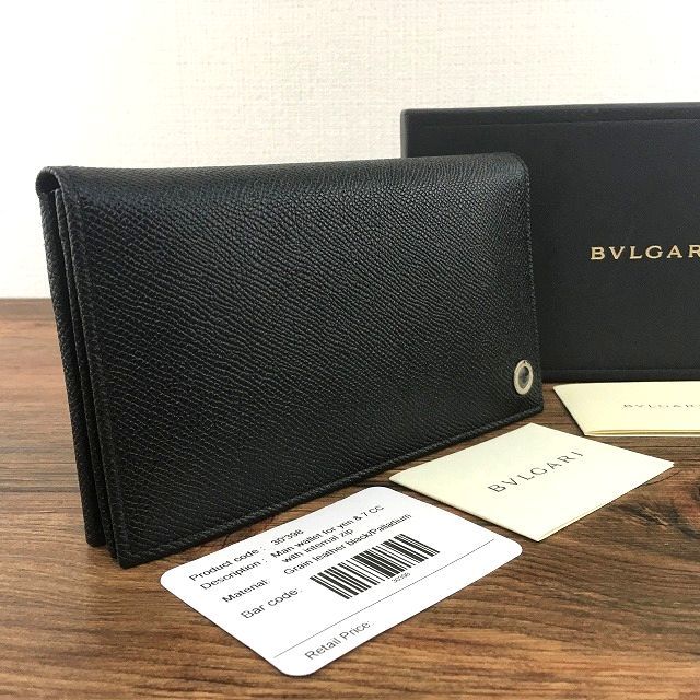 楽天市場】【中古】 送料込み！ 未使用品 BVLGARI 長財布 30398