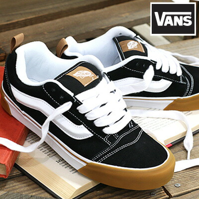 楽天市場】【2024年秋冬新作】VANS Knu Skool Gum Bumper Black