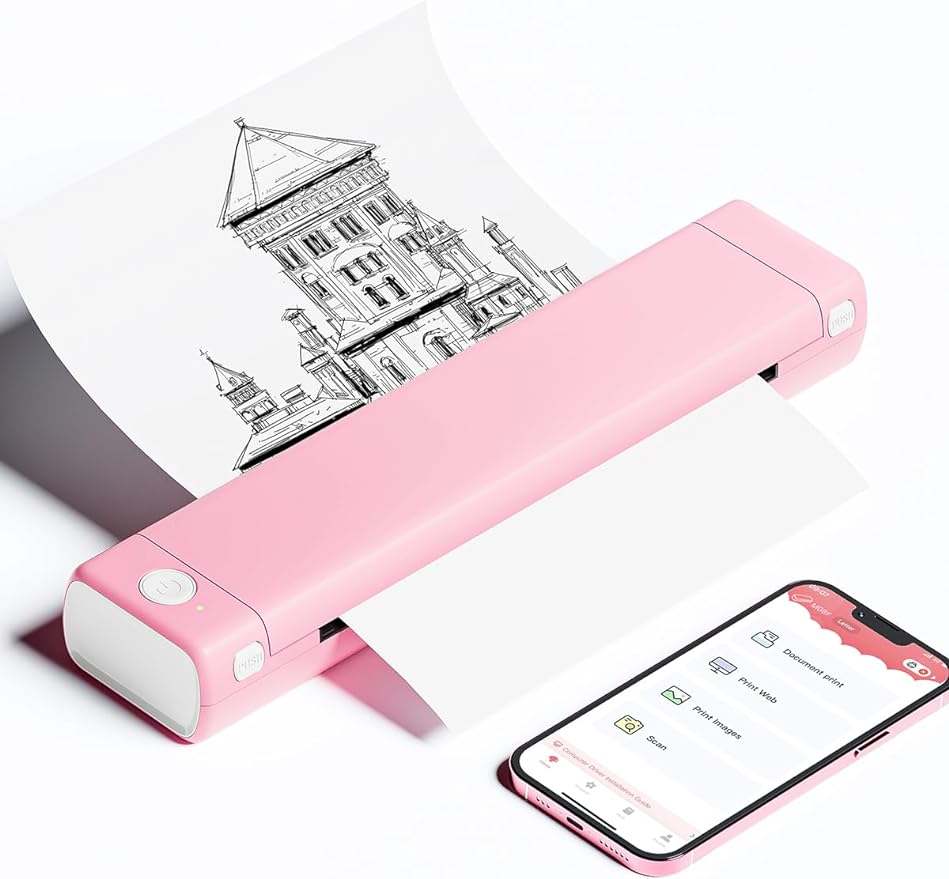 楽天市場】[レビュー特典] モバイルプリンター A4幅 Phomemo M08F