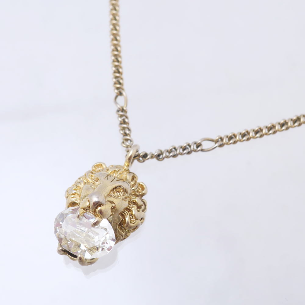 楽天市場】【セール！】 GUCCI グッチ クリスタル ライオンヘッド