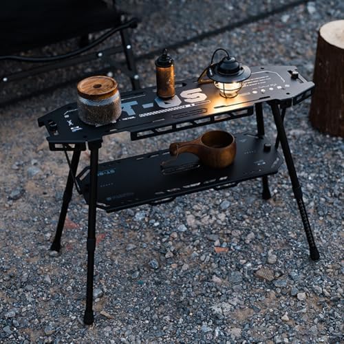 楽天市場】キャンプ テーブル ソロテーブル アウトドアラック IGT