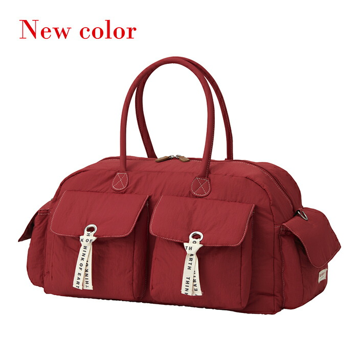 ONOFF オノフ ラムレザー調ボストンバッグ ゴルフバッグ ONOFF オノフ