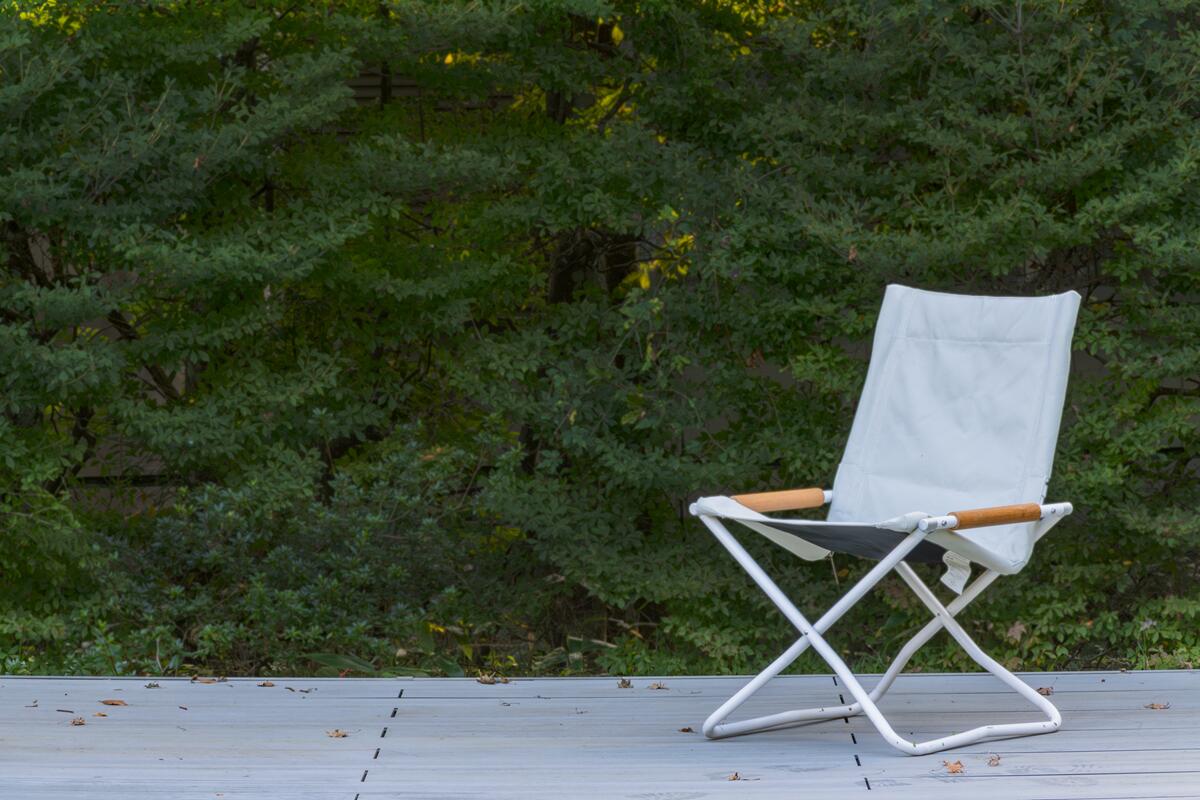 値下げ中 ONWAY オンウェイ スリムチェアコットン 折りたたみ椅子高