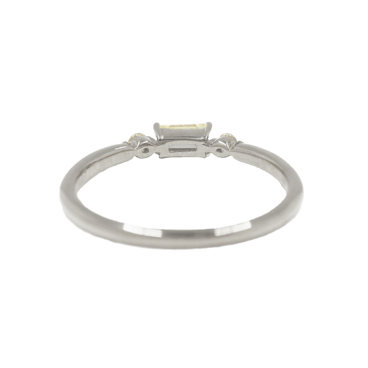 楽天市場】pt900 バゲットカット ダイヤモンドリング 0.26ct