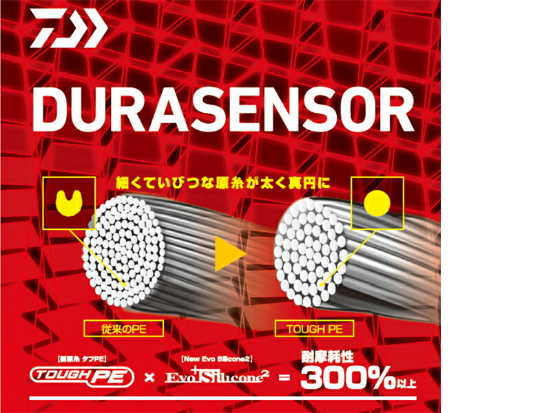 楽天市場】ダイワ PEライン UVF PEデュラセンサーブライト＋Si2 0.6