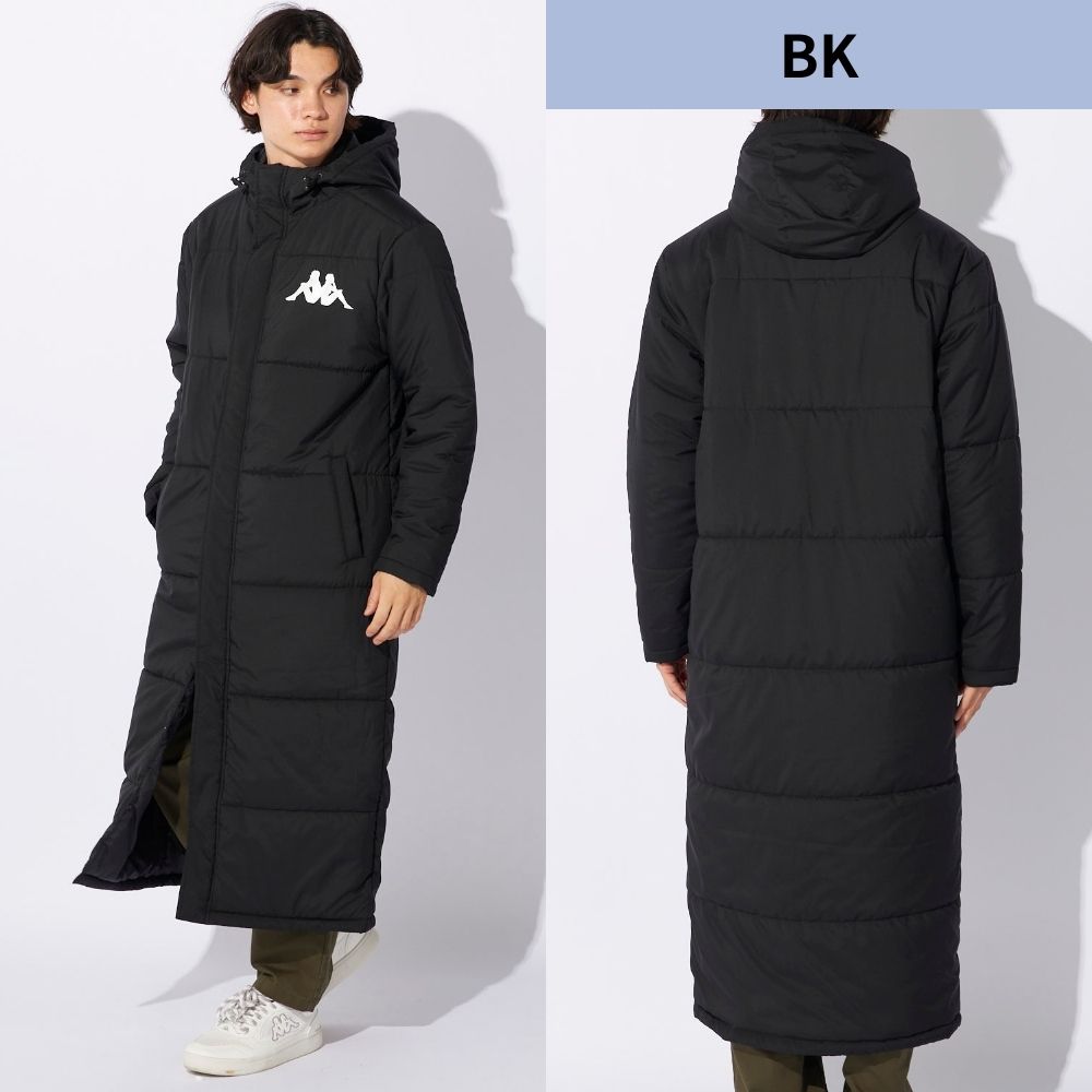 楽天市場】Kappa メンズ ベンチコート ロングコート ブラック ネイビー