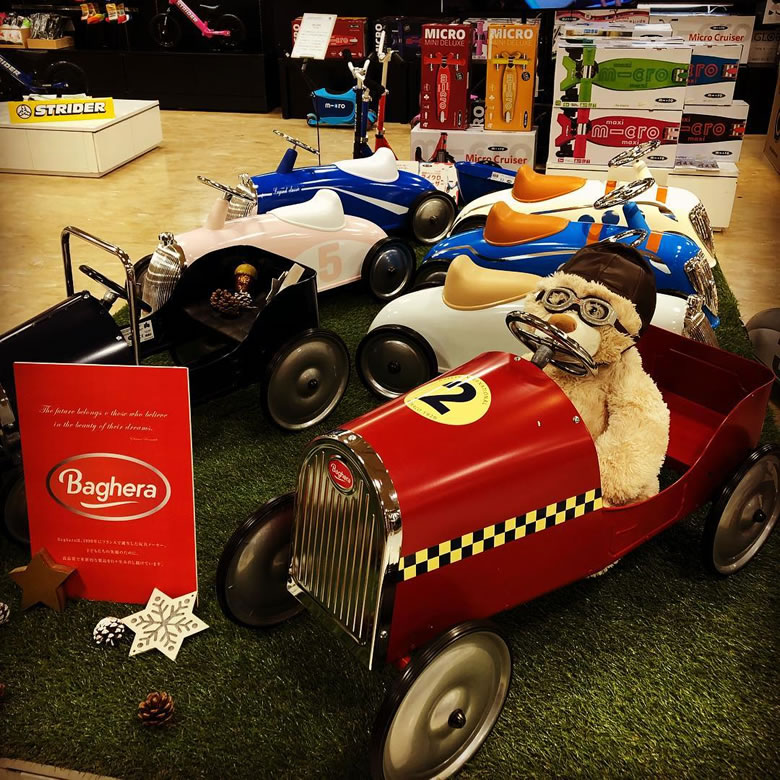 楽天市場】Baghera ペダルカー ライドオン Legend Red Rider #1926M