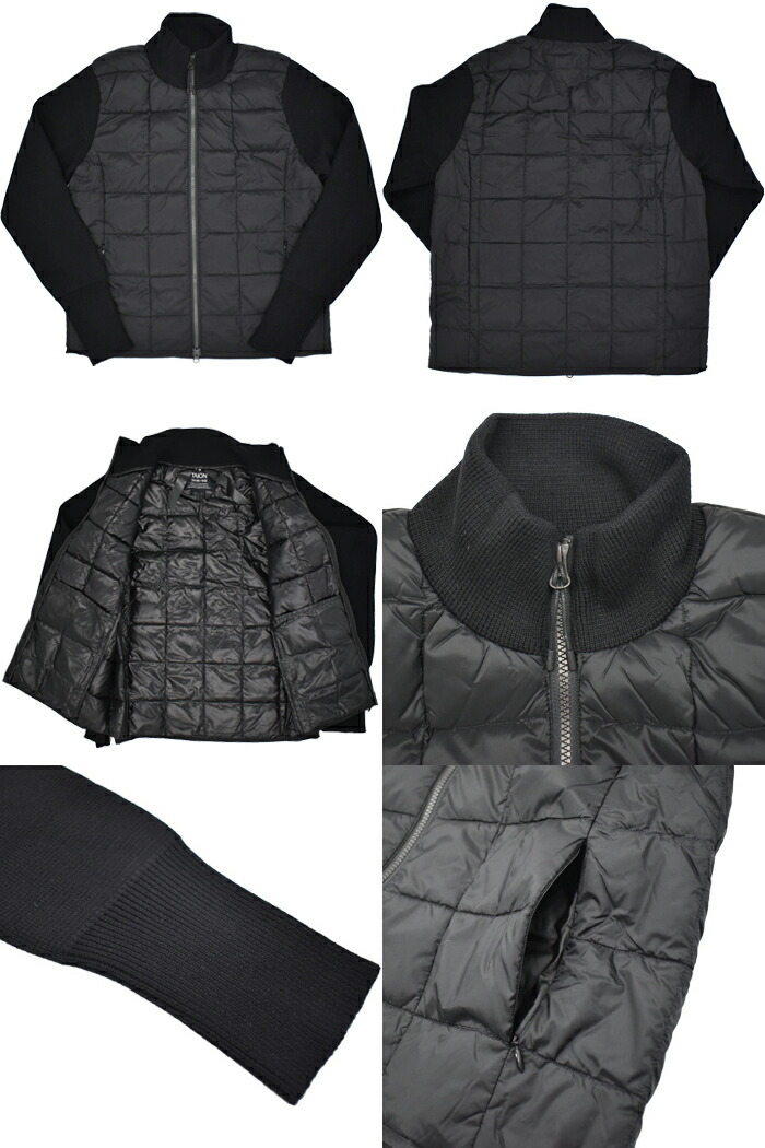 楽天市場】TAION タイオン ハイネックWジップ ニットスリーブダウン