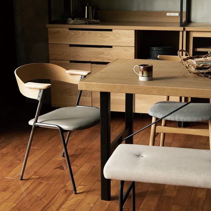 楽天市場】【公式】アデペシュ ダイニングチェア 木製 アイアン ダニス