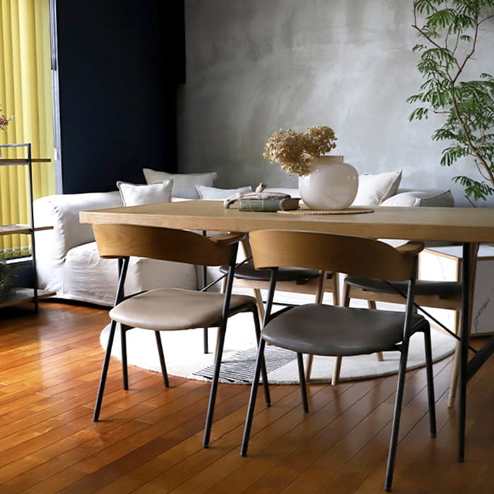 楽天市場】【公式】アデペシュ ダイニングチェア 木製 アイアン ダニス