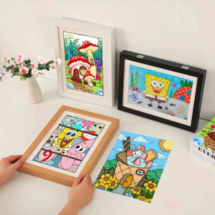 楽天市場】アートフレーム 子供の絵 を飾る フレーム ポスター 作品