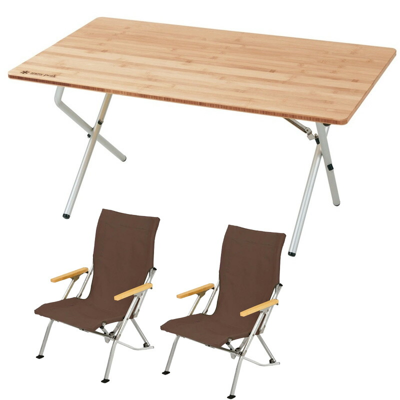 楽天市場】 スノーピーク(snow peak) ワンアクション ロー テーブル竹+