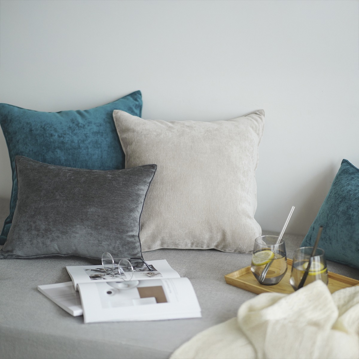 楽天市場】【WEBショップ限定】 背当クッションカバー ラッカ 45×45cm