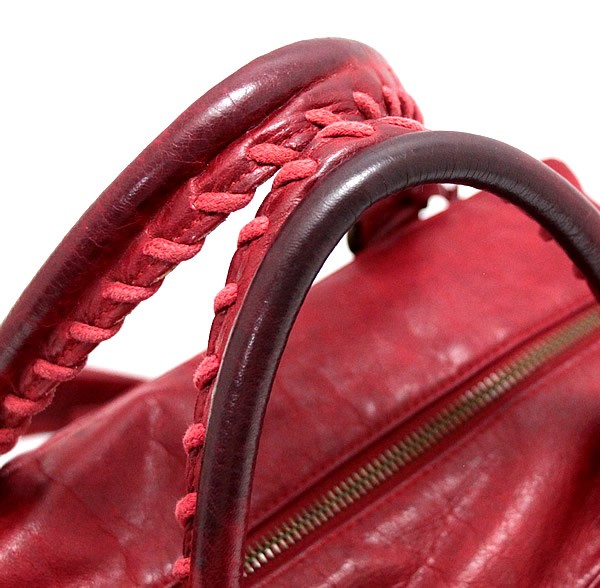 楽天市場】バレンシアガ BALENCIAGA ザ ツィギー 2WAYバッグ レザー 赤