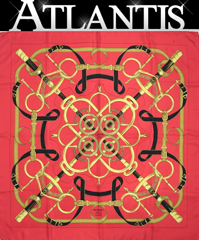 楽天市場】エルメス HERMES カレ90 Eperon d'or 黄金の拍車 大判