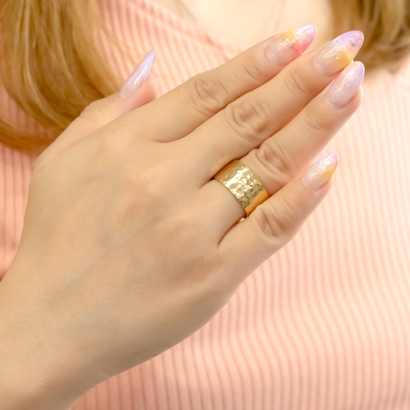 楽天市場】ピンキーリング 18k 18金 リング レディース ゴールド