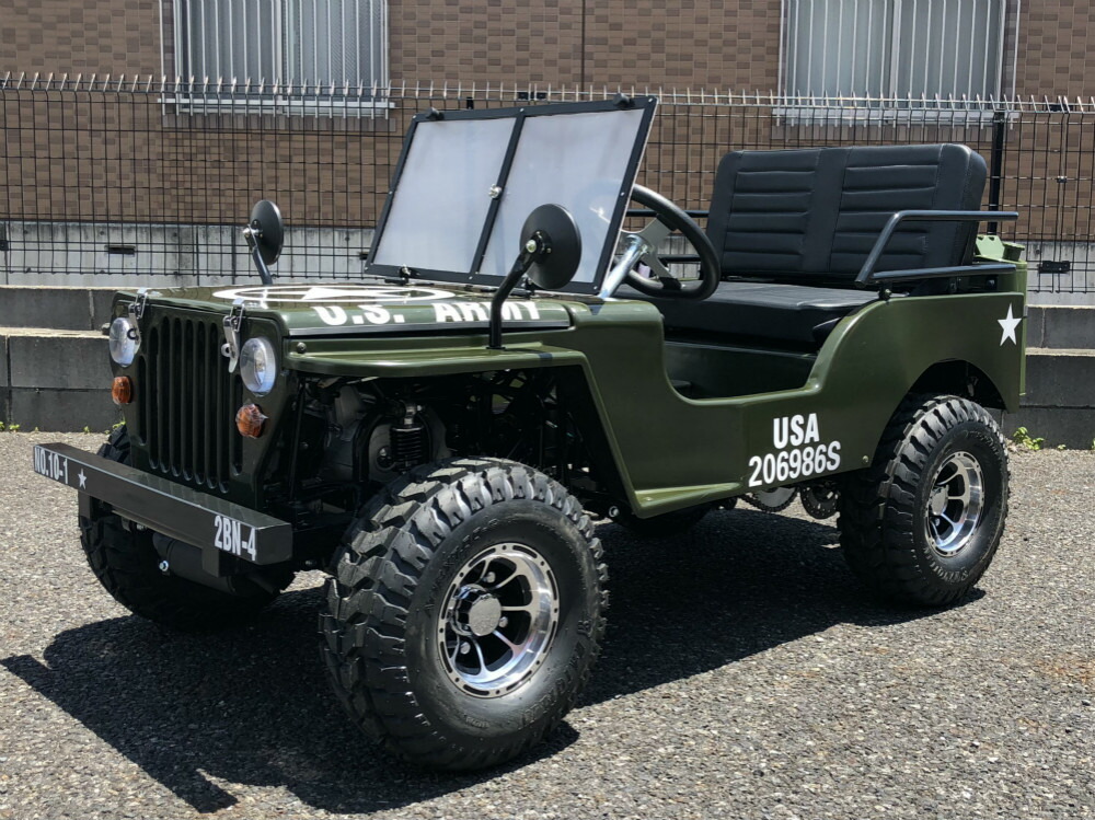 楽天市場】四輪バギー ミニジープ アルミホイール&サスペーション付