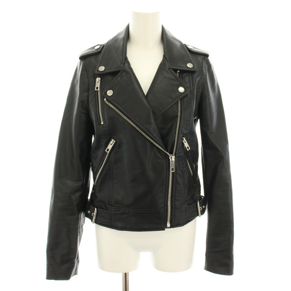 楽天市場】zara ダブル ライダース ジャケットの通販