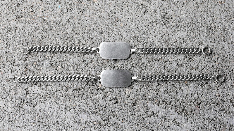 楽天市場】BUTTON WORKS ボタンワークス WAIPER別注 IDブレスレット