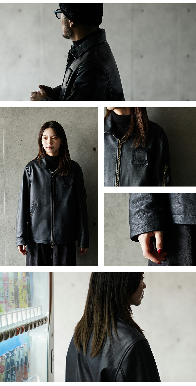 楽天市場】WAIPER.inc フランス軍 70's レザーフライトジャケット