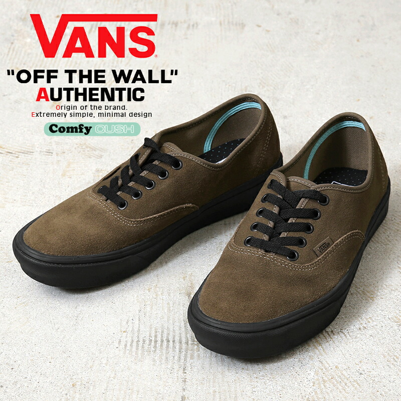 楽天市場】VANS ヴァンズ VN0A4BVVBYW COMFYCUSH AUTHENTIC スニーカー