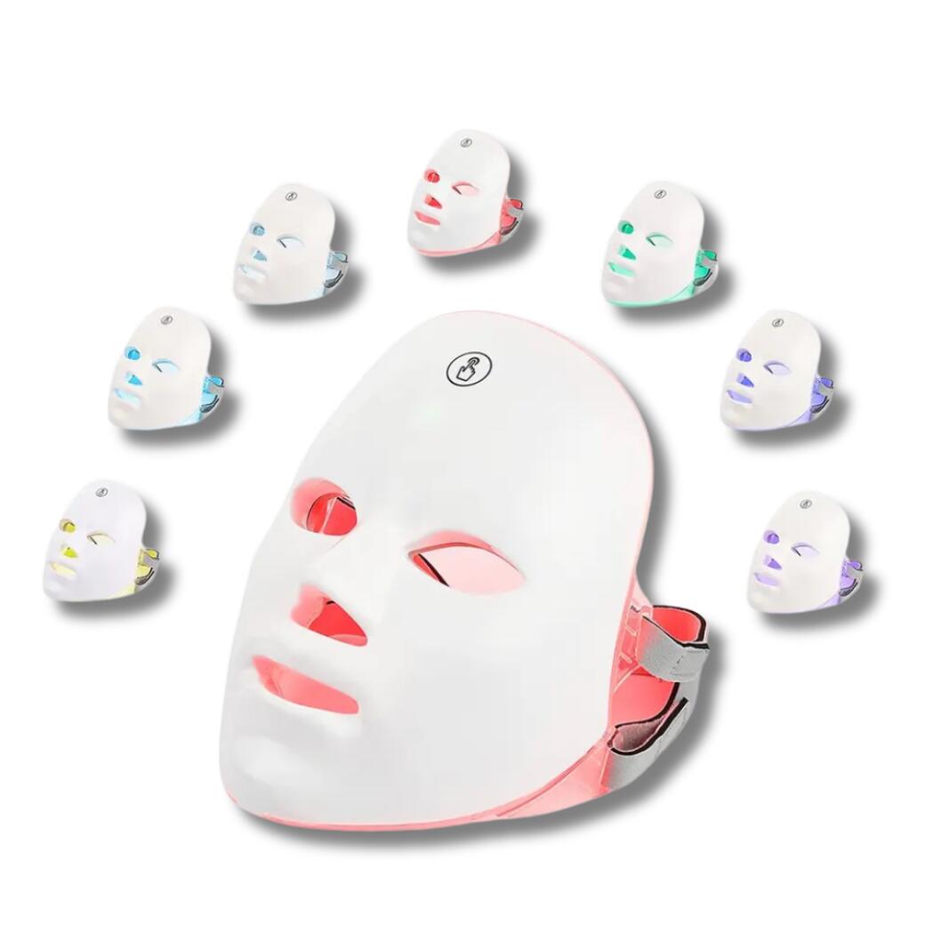 楽天市場】送料無料 自宅 エステ LED 美顔器 7色 LED 美容マスク