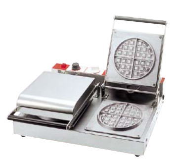 楽天市場】サンテック ワッフルベーカー SBW-200 丸型(ダブル)【代引き