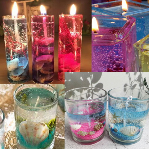 楽天市場】ジェルキャンドル 単色 1個 手作り ハンドメイド ワックス