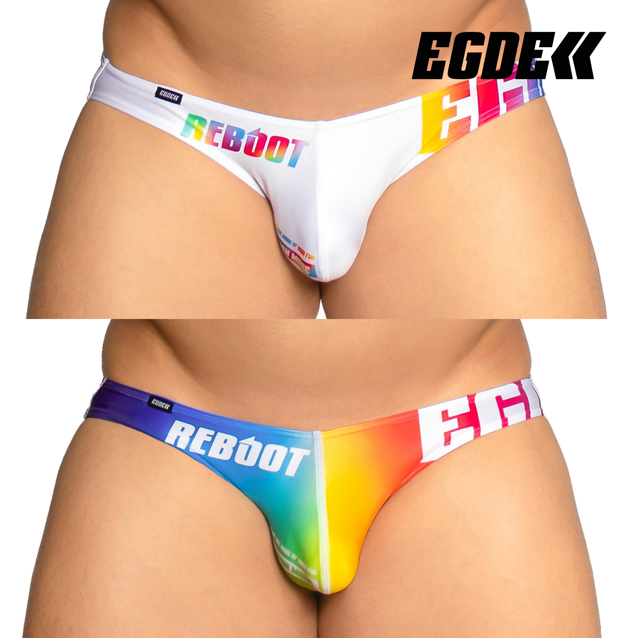 楽天市場】【3979】REBOOT RE RAINBOW super low-rise bikini : EGDE