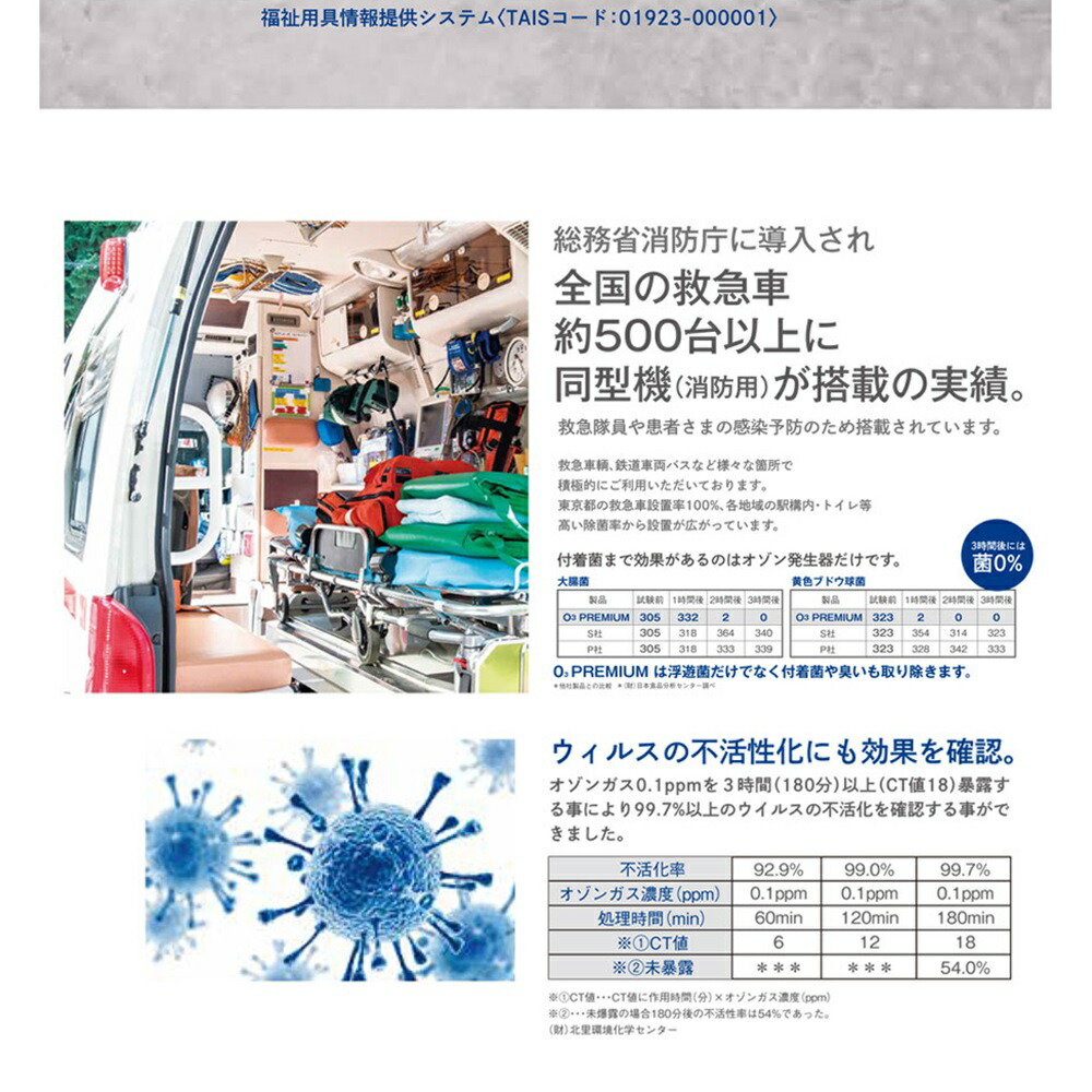 楽天市場】ALEN アレン 衛生用品 オゾン発生器 O3 PREMIUM AL-11ES 除