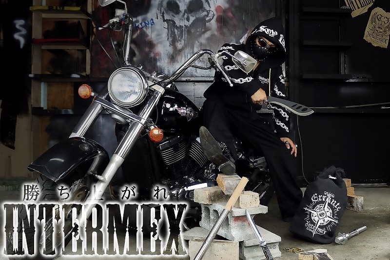 楽天市場】パーカー メンズファッション オラオラ系 INTERMEX ITM-047