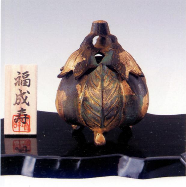 楽天市場】香炉・香立て□ 香炉 三茄子（なす） □鉄製 台付 化粧箱入