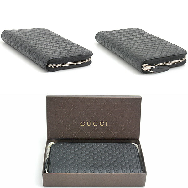楽天市場】グッチ 財布 メンズ マイクログッチシマ ラウンドファスナー