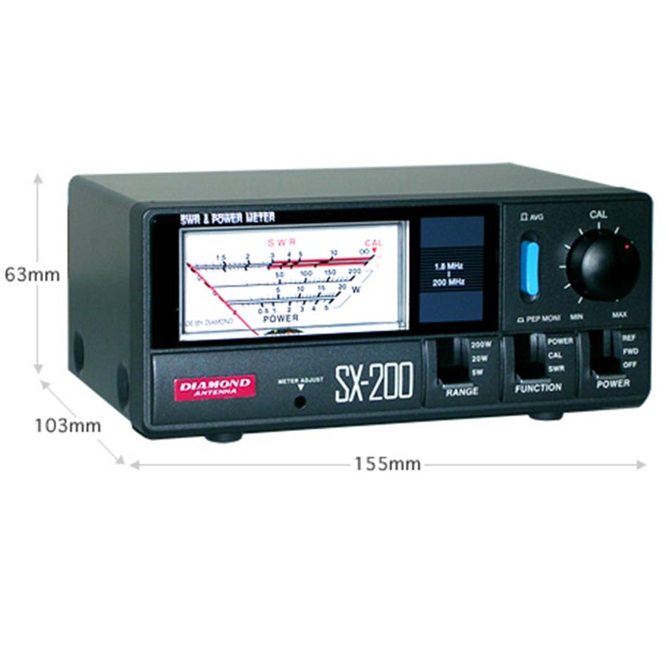 楽天市場】ダイヤモンドSX-200（SX200） SWR・パワー計1.8〜200MHz