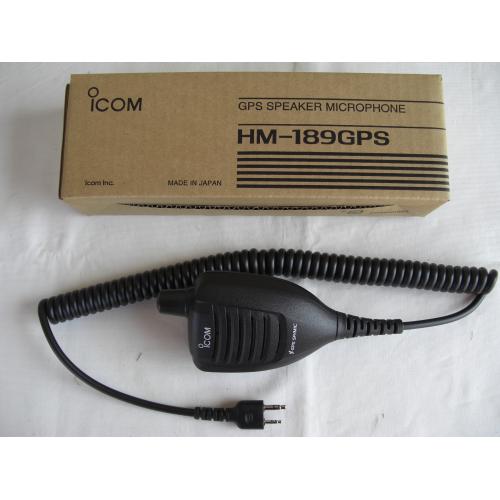 楽天市場】アイコムHM-189GPS（HM189GPS） GPS付スピーカー