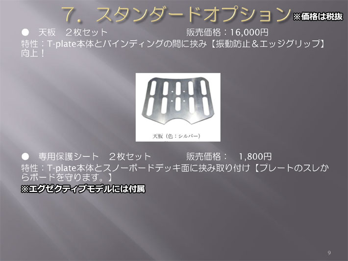 楽天市場】T-PLATE スノーボード EXCUTIVE MODEL SET エグゼクティブ