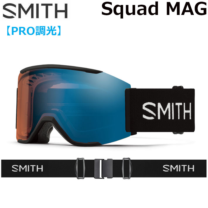 楽天市場】25-26 SMITH ゴーグル スミス Squad MAG スカッドマグ Black