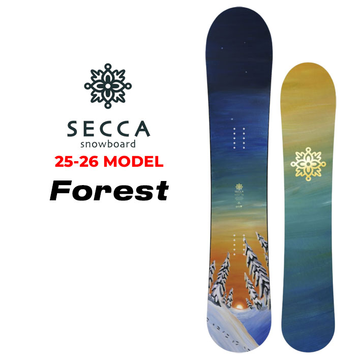 楽天市場】25-26 Secca スノーボード セッカ Forest フォレスト 146cm