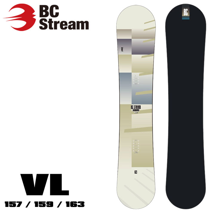楽天市場】163cmのみ！ 25-26 BC Stream スノーボード RIDER'S SPEC VL