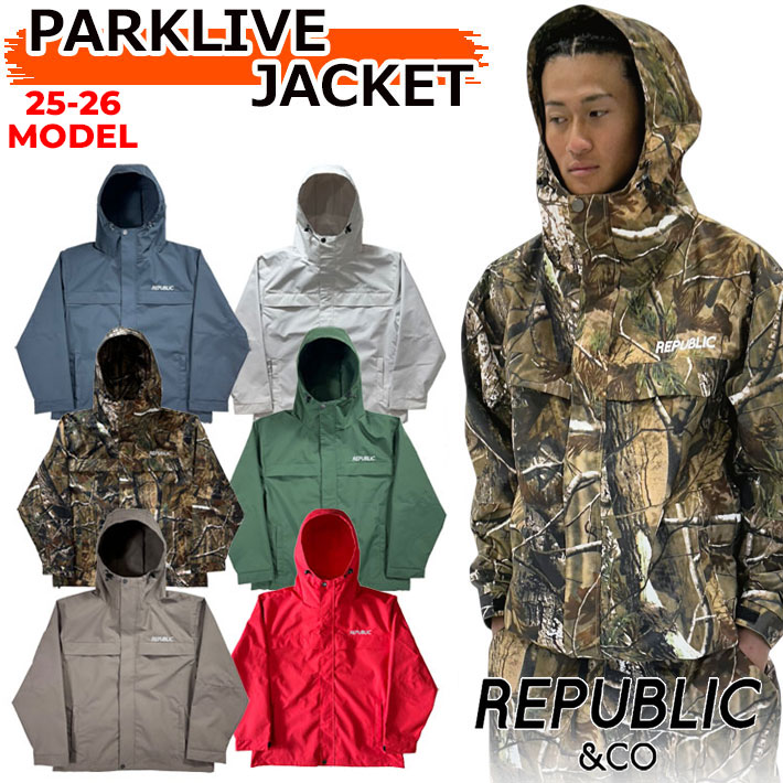 楽天市場】25-26 REPUBLIC & CO ウェア リパブリック PARKLIVE JACKET