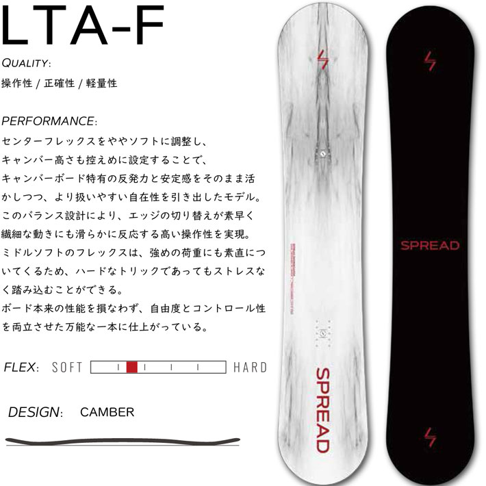 楽天市場】[予約商品] 26-27 スプレッド スノーボード SPREAD LTA-F
