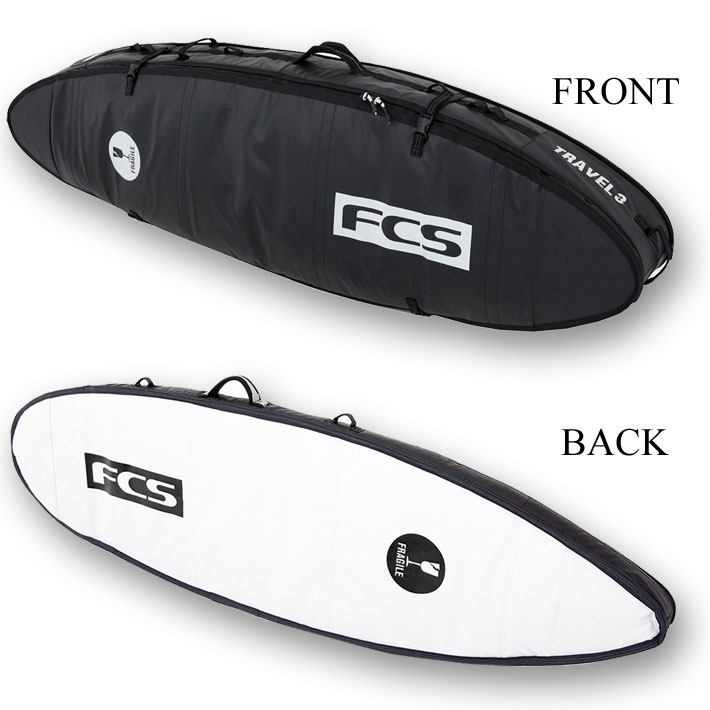 楽天市場】サーフボード ケース FCS ハードケース TRAVEL3 [6'7] ALL